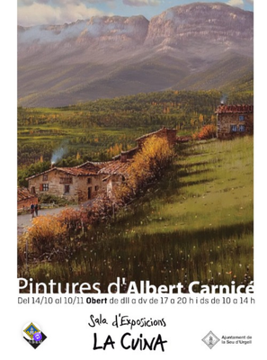 Exposició de pintures d'Albert Carnicé, a la Seu d'Urgell
