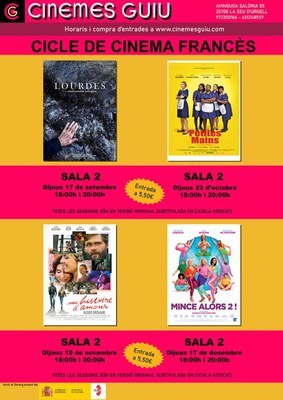 Projecció del film "Une histoire d'amour", d'Alexis Michalik, a la Seu d'Urgell - Cicle de cinema francès