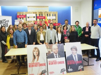 Acte de JxCat a la Seu d'Urgell per les eleccions del 10-N