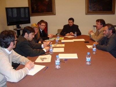 Reunió sobre la TDT a l'Ajuntament de la Seu