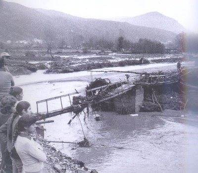 Aiguats 1982 - Pont de la Palanca