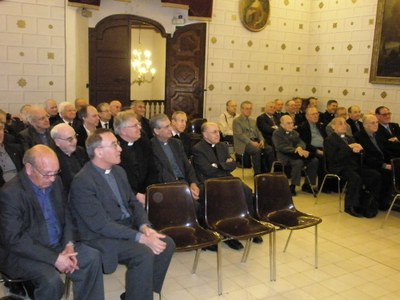 Recepció als canonges catalans a la Seu