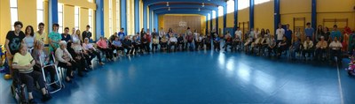 Participants en el projecte 'Tots som joves, tots som grans' (Foto: Ajuntament de la Seu)