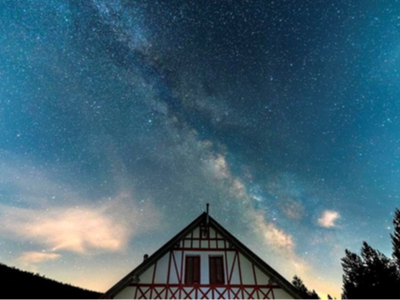 Cel nocturn a les Comes de Rubió, municipi de Soriguera, al Pallars Sobirà (Foto: PNAP)