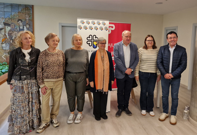 Presentació de l'acord entre Càritas d'Urgell i Càritas d'Andorra per a l'aprofitament de roba de segona mà