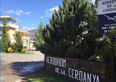 Entrada de l'Aeròdrom de Cerdanya (Foto d'arxiu/ACN)
