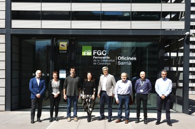 Signatura de l'acord entre FGC i el CREAF per potenciar l'entorn natural de les estacions d'esquí i muntanya