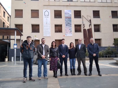 Presentació de l'acord entre FGC i INEFC-Pirineus per a l'ús de l'estació de La Molina per part dels alumnes