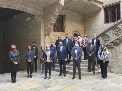 Acte commematiu, al Palau de la Generalitat, pels 20 anys del romànic de Boí com a Patrimoni Mundial (Departament de Cultura)
