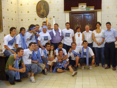 Futbol - Recepció Ajuntament