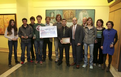 Reconeixement als campions del món d'esquí de muntanya 2011