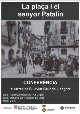 Conferència sobre la plaça Patalín