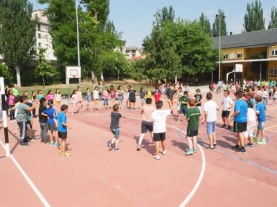 Campanya 'Dóna la nota', a l'Escola Pau Claris