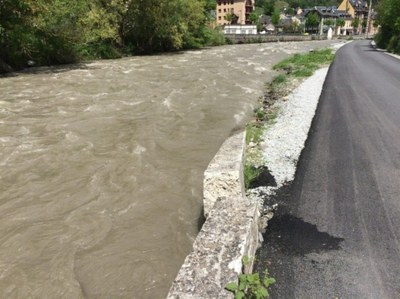 Crescuda de cabal al riu Garona (Foto: ACN arxiu)