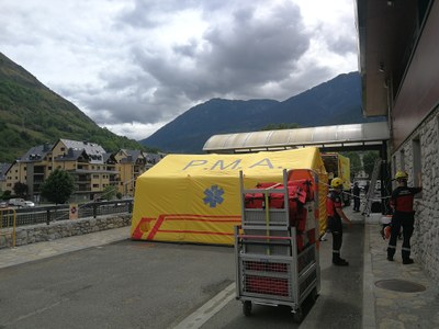 Hospital de campanya a l'Espitau d'Aran