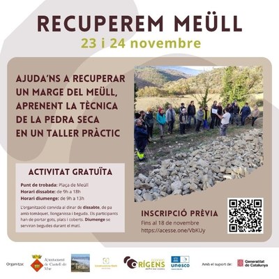 Activitat "Recuperem el Meüll", a Castell de Mur