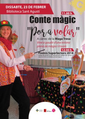Cartell de l'activitat de la Maga Tresa