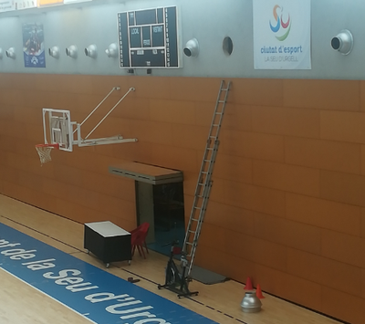 Millores al Palau d'Esports (Foto: Ajuntament de la Seu)
