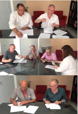 Signatura dels nous contractes per al transport escolar a l'Alt Urgell