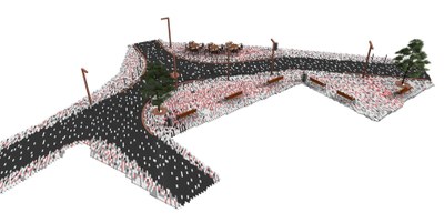 Imatge del projecte d'urbanització de la plaça de l'Arbre de Castellciutat