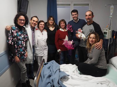 Ahren Font Plana, primer nadó del 2018 al Sant Hospital de la Seu