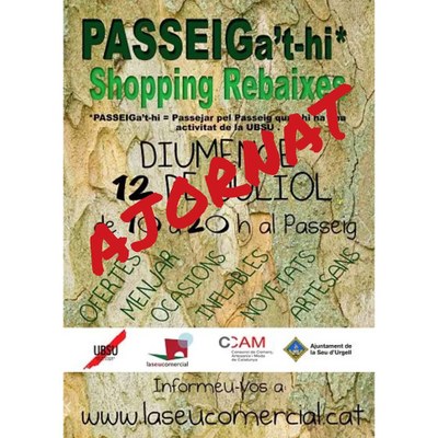 Ajornada l'acció comercial 'Shopping Rebaixes' a la Seu d'Urgell