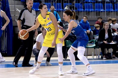 Partit del Cadí La Seu a l'EuroCup 2019-2020, contra el Basket Landes (Foto: Agustí Peña)