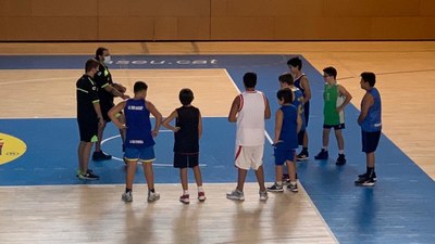 Un entrenament dels equips del Sedis (Foto: Sedis Bàsquet)