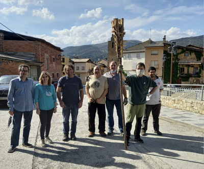 Primeres reunions per preparar la recuperació de la baixada de falles d'Alàs (Foto: Carles Gascón)
