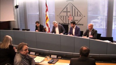 Albert Batalla a la comissió d'estudi dels Jocs