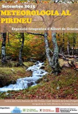 Cartell de l'exposició 'Meteorologia al Pirineu'