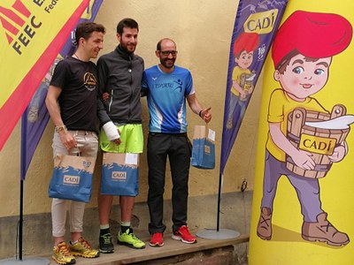 Podi masculí de la Vertical Quiri 2018 (Cadí Circuit Fer)