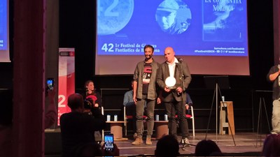 Albert Villaró rep el Premi 42 a la millor obra original en català (Barcelona Literatura)