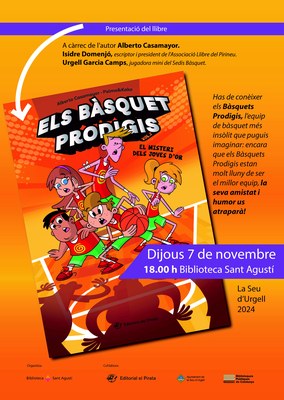 Presentació del llibre "El misteri dels Joves d'Or", a la Biblioteca Sant Agustí