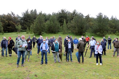 Concentració al Port del Cantó contra la tramitació de l'Agència de la Natura de Catalunya (Foto: ACN)