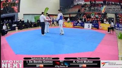 Aleix Orrit, al Campionat d'Espanya de Taekwondo per Clubs 