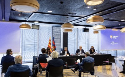 Patronat de la Fundació FC Barcelona, dijous passat (Foto: Fundació FCB)
