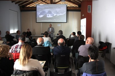 Alfred Rodríguez Picó ha participat a la Seu en una jornada sobre els efectes del canvi climàtic als boscos i les pastures de muntanya (Foto: ACN)