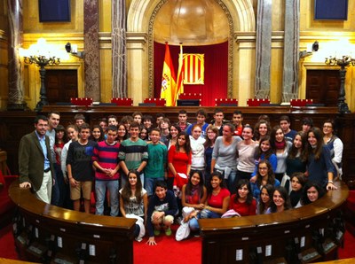 La Salle - Alumnes al Parlament 2012