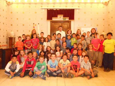 Escola Albert Vives - Visita a l'Ajuntament  de la Seu 06.2015
