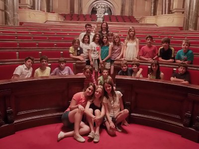 Escola Albert Vives - Visita 6è Parlament 2013