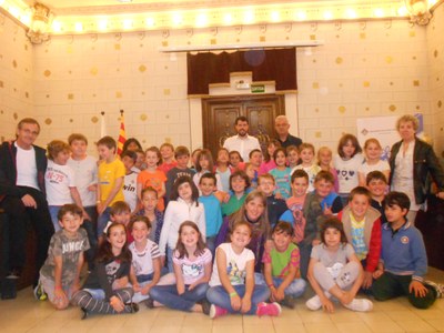 La Salle - Visita a l'Ajuntament (05.2014)