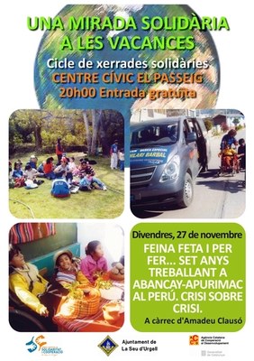 Xerrada sobre el Perú - Cartell