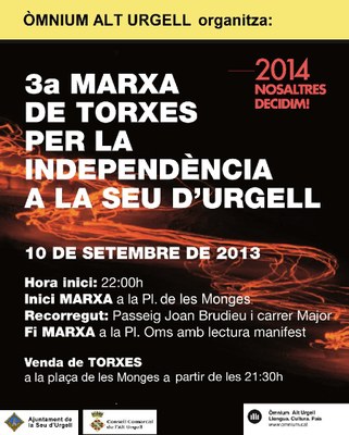 Marxa de Torxes 2013 - Cartell