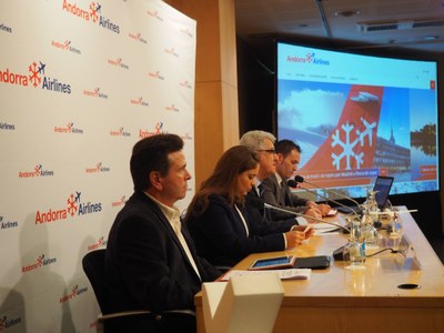 Presentació d'Andorra Airlines