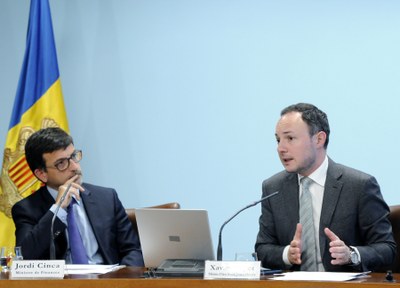 Jordi Cinca i Xavier Espot (Foto: Govern d'Andorra)