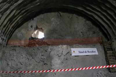 Calatge del túnel de Rocafort (Foto: ACN/Marc Codinas)