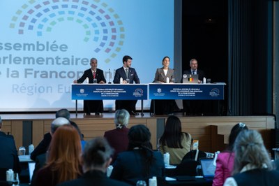 Inauguració de la reunió de l'Assemblea Parlamentària de la Francofonia, a Andorra (Foto: Consell General)
