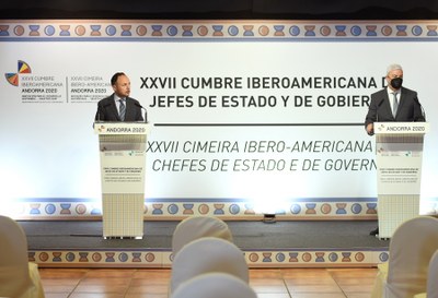 Presentació dels actes de la Cimera Iberioamericana de Caps d'Estat i de Govern (Foto: Govern d'Andorra)