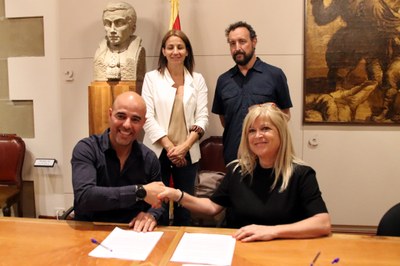 Presentació de l'acord de col·laboració entre el Govern d'Andorra i el Mercat de Música Viva de Vic (Foto: ACN)